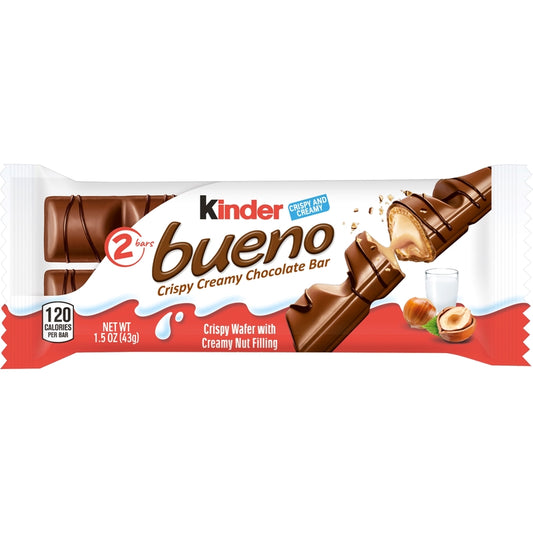 Ferrero Kinder bueno Chocolate Candies 1.5 oz (Pack of 20)
