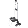 dbest Products  Trolley Dolly  38 in. H x 18 in. W x 16 in. L Black  Collapsible Stair Climbing Shopping Cart