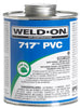Ips Weldon 717 PVC 510 g/L VOC Gray Solvent Cement 16 oz. with Lid
