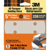 3M 5 in. Aluminum Oxide Hook and Loop Sanding Disc 220 Grit Extra Fine (Pack of 5)
