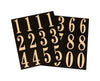 Hy-Ko 2 in. Gold Polyester Self-Adhesive Number Set 0-9 1 pc. (Pack of 10)