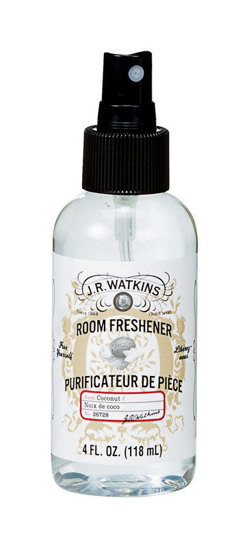 J.R. Watkins Coconut Scent Air Freshener 4 oz. Liquid (Pack of 6)