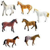 Toysmith 05539 Wild West Clippity Clop Horse Assorted Colors