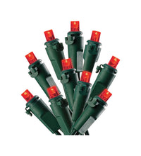 Juego de luces LED Micro Celebrations, rojo, 12,25 pies, 50 luces verdes