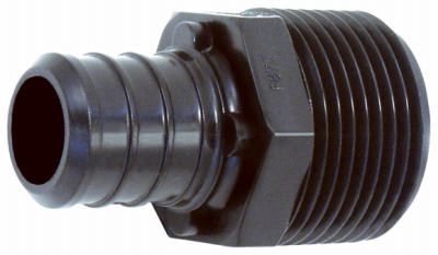 Shark Bite UP120A 1/2" X 1/2" MNPT Poly PEX Straight Connector