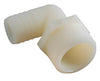 Amc 53720-1208 3/4" B X 1/2" MPT White Nylon Elbow