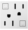 Legrand Adorne 15 amps 125 V White GFCI Outlet 5-15R 1 pk