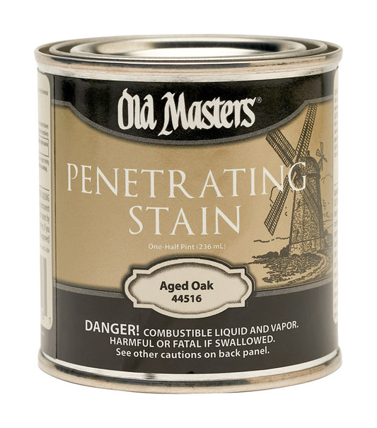Old Masters Semi-Transparent Aged Oak Oil-Based Penetrating Stain 0.5 pt