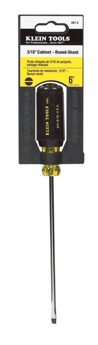 Klein Tools 3/16 in. X 6 in. L Cabinet Screwdriver 1 pc