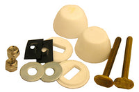 Toilet Closet Bolt Set, Code Brass, .25 x 2.25-In.