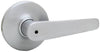 Kwikset  Delta  Satin Chrome  Steel  Privacy Lever  3  Right Handed