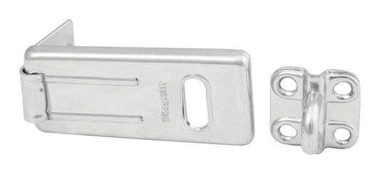 Master Lock Zinc-Plated Hardened Steel 2-1/2 in. L Hasp 1 pk