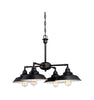 Westinghouse  Iron Hill  Oil Rubbed Bronze  Brown  4 lights Chandelier