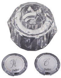 Delta Tub/Shower Handle, Acrylic, 1.75 x 2-1/8-In.