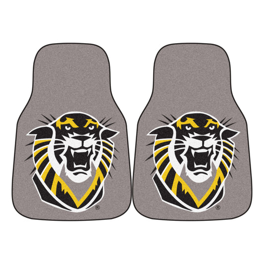 Fort Hays State University Carpet Car Mat Set - 2 Pieces