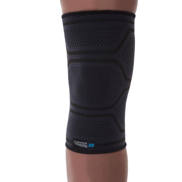 Rodillera de compresión tradicional Copper Fit Ice Black, 1 caja, 1 unidad