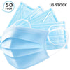 3Ply Disposable Mask Standard Size (Box of 50)