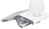 Prime-Line  Mill  White  Extruded Aluminum  Panel Clip  For 5/16 inch 4 pk