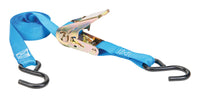 Keeper  1 in. W x 15 ft. L Blue  Tie Down w/Ratchet  300 lb. 1 pk