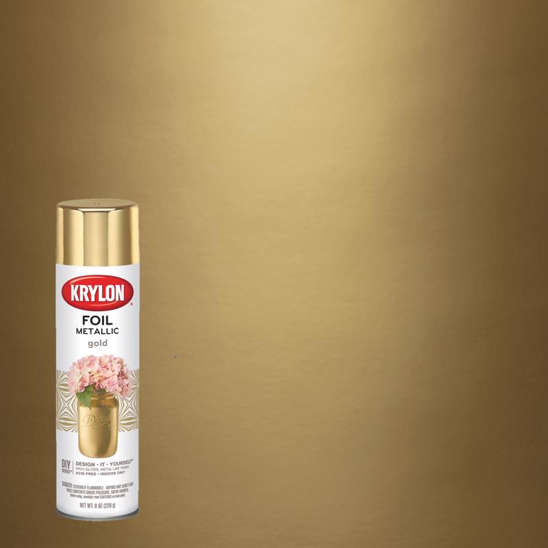 Krylon 8 oz. Foil Metallic Gold Spray Paint