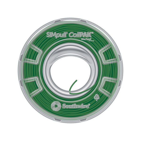 ALAMBRE 12G VERDE BOBINA 1000'