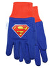 MidWest Quality Gloves Warner Brothers Superman Youth Jersey Garden Gloves (Pack of 6)