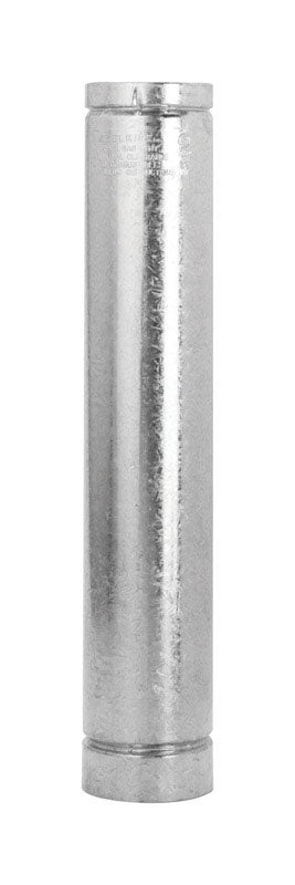 Selkirk 3 in. Dia. x 60 in. L Aluminum Round Gas Vent Pipe (Pack of 2)
