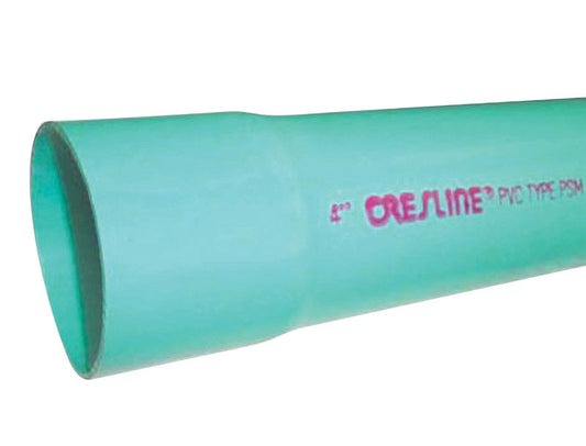 Cresline Sewer And Drain Pipe 4 " X 10 ' Belled End Solid