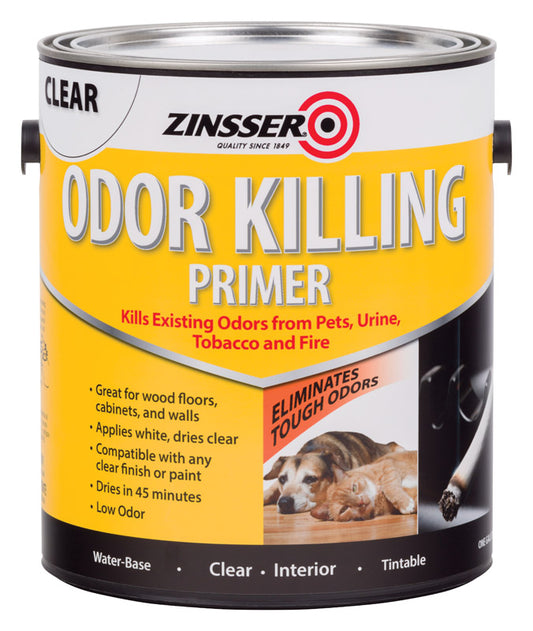 Zinsser  Clear  Water-Based  Acrylic  Odor Killing Primer  1 gal.