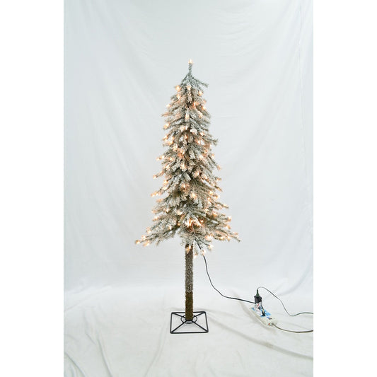 Celebrations 3 ft. Pencil Incandescent 35 ct Christmas Tree