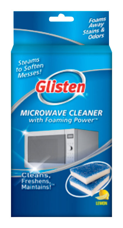 Glisten  Lemon Scent Microwave Cleaner  2 pk Sponge