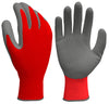 Grease Monkey One Size Fits All Latex Honeycomb Black/Gray Grip Gloves