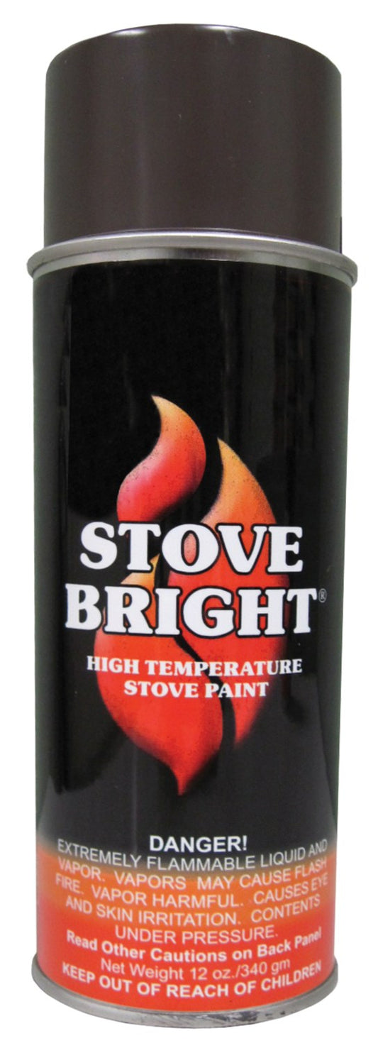 Stove Bright 6311 12 Oz Honey Glo Brown High Temperature Aerosol Paint (Pack of 12)