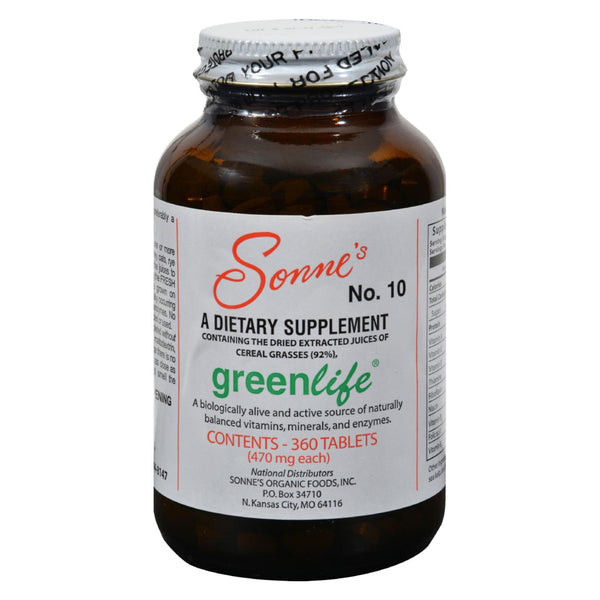 Sonne's Greenlife No 10 - 360 tabletas