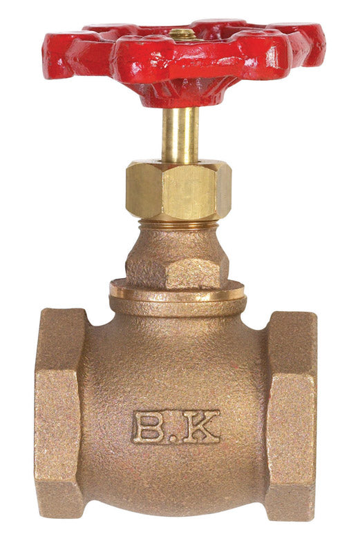 B&K Products ProLine 1/2 in. FIP Brass Globe Valve