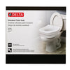 Delta White Plastic Elevated Toilet Seat 11-3/4 L x 5 H x 9-3/4 W in.