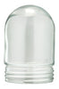 Bell Dome Clear Glass Replacement Globe 1 pk