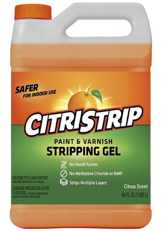 W M Barr Biodegradable Citrus Scent Paint & Varnish Stripping Gel 1/2 gal. (Pack of 4)