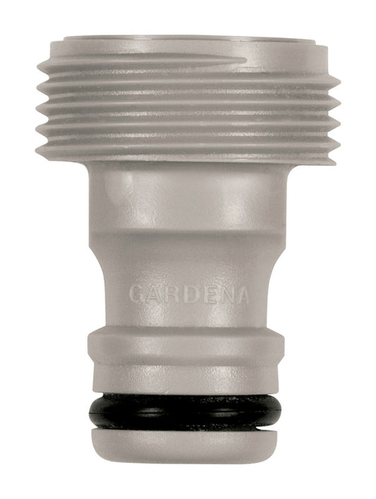 Gardena 5/8 & 1/2 in. Nylon/ABS Threaded Male Hose Accessory Connector
