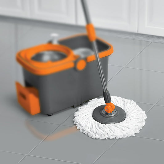 Casabella  Spin Cycle  12 in. W Spin  Mop Kit