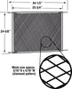 Prime-Line White Aluminum Screen Door Grille 1 pc