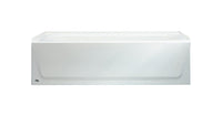 Bayside Bathtub Right Hand 60 " L X 30 " W X 14-11/32 " D White 40 Gal.