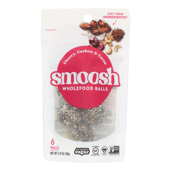 Smoosh - Whlfd Ball Cherry Cashw/cac - Case of 6-2.43 OZ (Pack of 6)