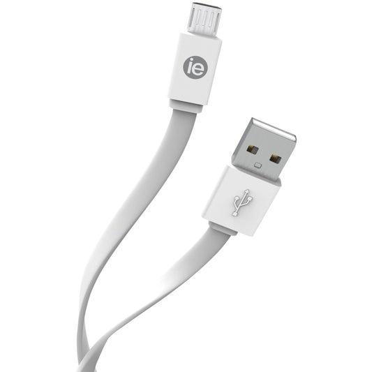 iEssentials Micro to USB Charge and Sync Cable 4 ft. White