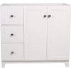 Design House  Shorewood  Single  Semi-Gloss  Vanity Cabinet  36 in. W x 21 in. D x 33 in. H