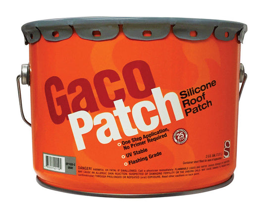 Gaco Gray Silicone Roof Patch 2 gal