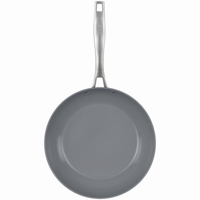 Granito Saute Pan, Non-Stick Aluminum, Gray, 10-In.