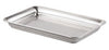 iDesign Silver Stainless Steel Bathroom Tray