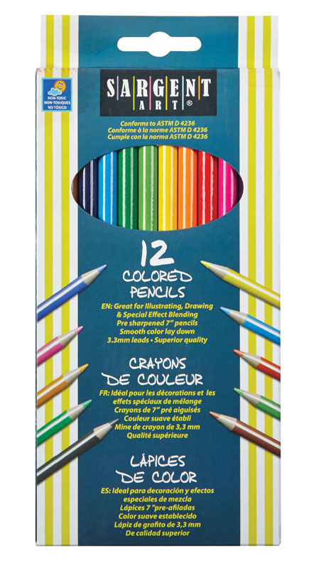 Just For Laughs Colored Pencils Wood 12 pk (Pack of 12)
