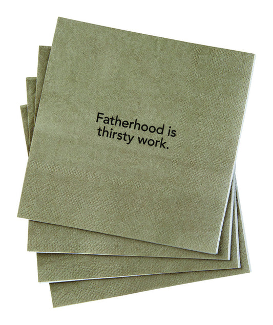 Hallmark Fatherhood is Thirsty Work Napkins Paper 20 pk (Pack of 4)